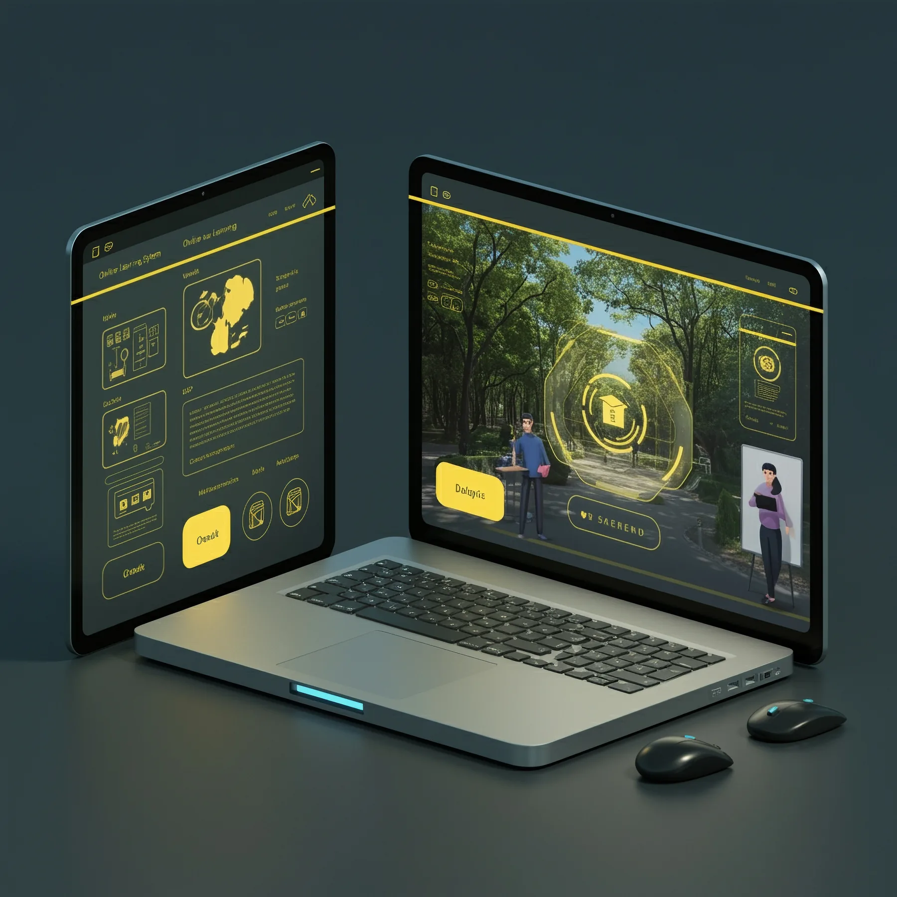 Interactive software training and customer education interface