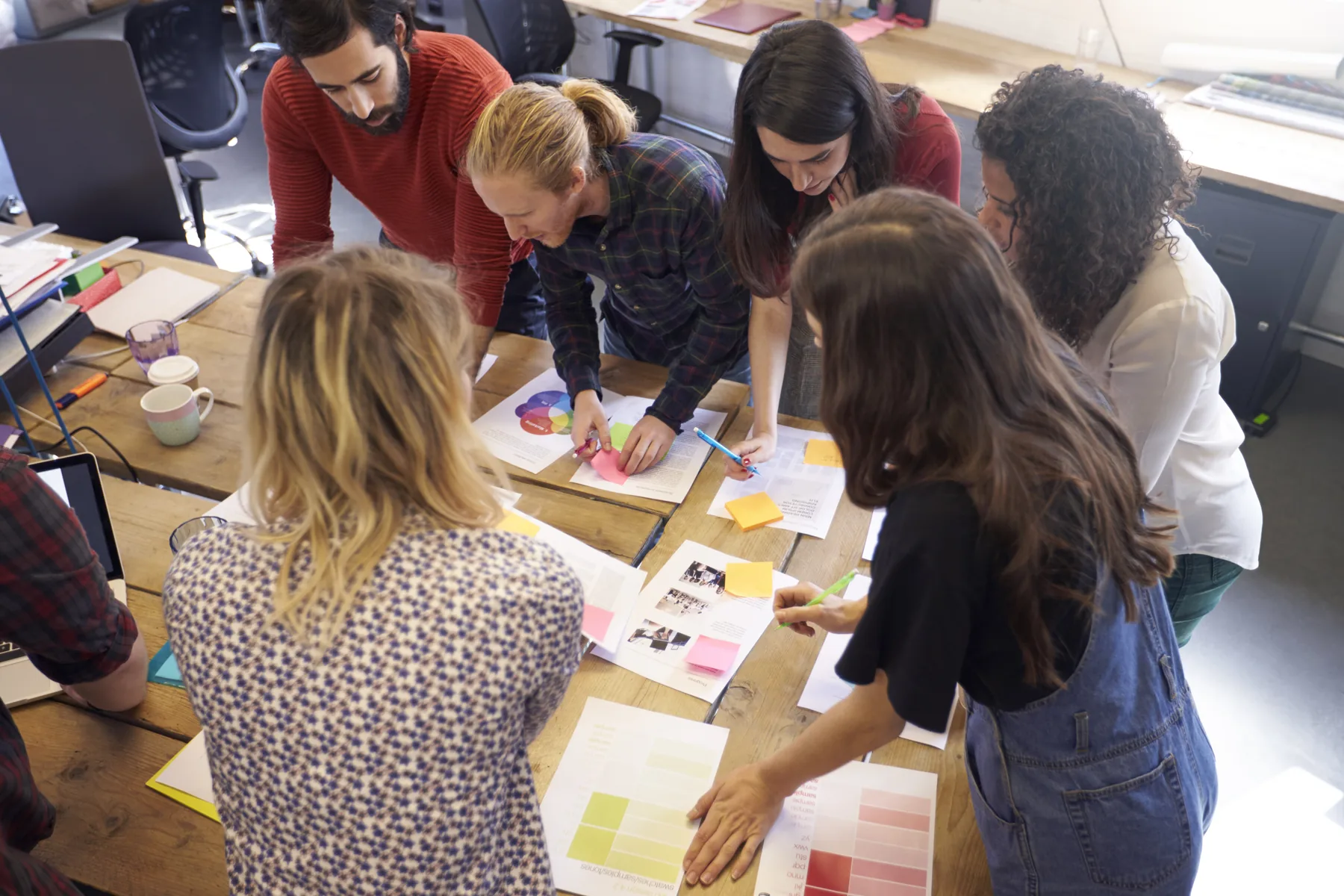 Project team organizing requirements for a training proposal